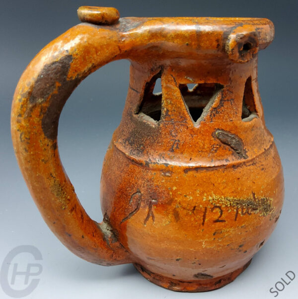 A Rare and Wonderful English Puzzle Jug, Southern Counties, 1791