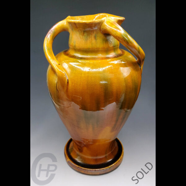 An Art Nouveau Slipware Vase, Ewenny, South Wales, C. 1910