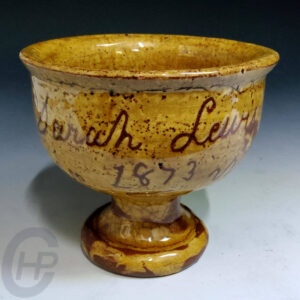 A Slipware Goblet, Buckley Pottery, North Wales, 1873